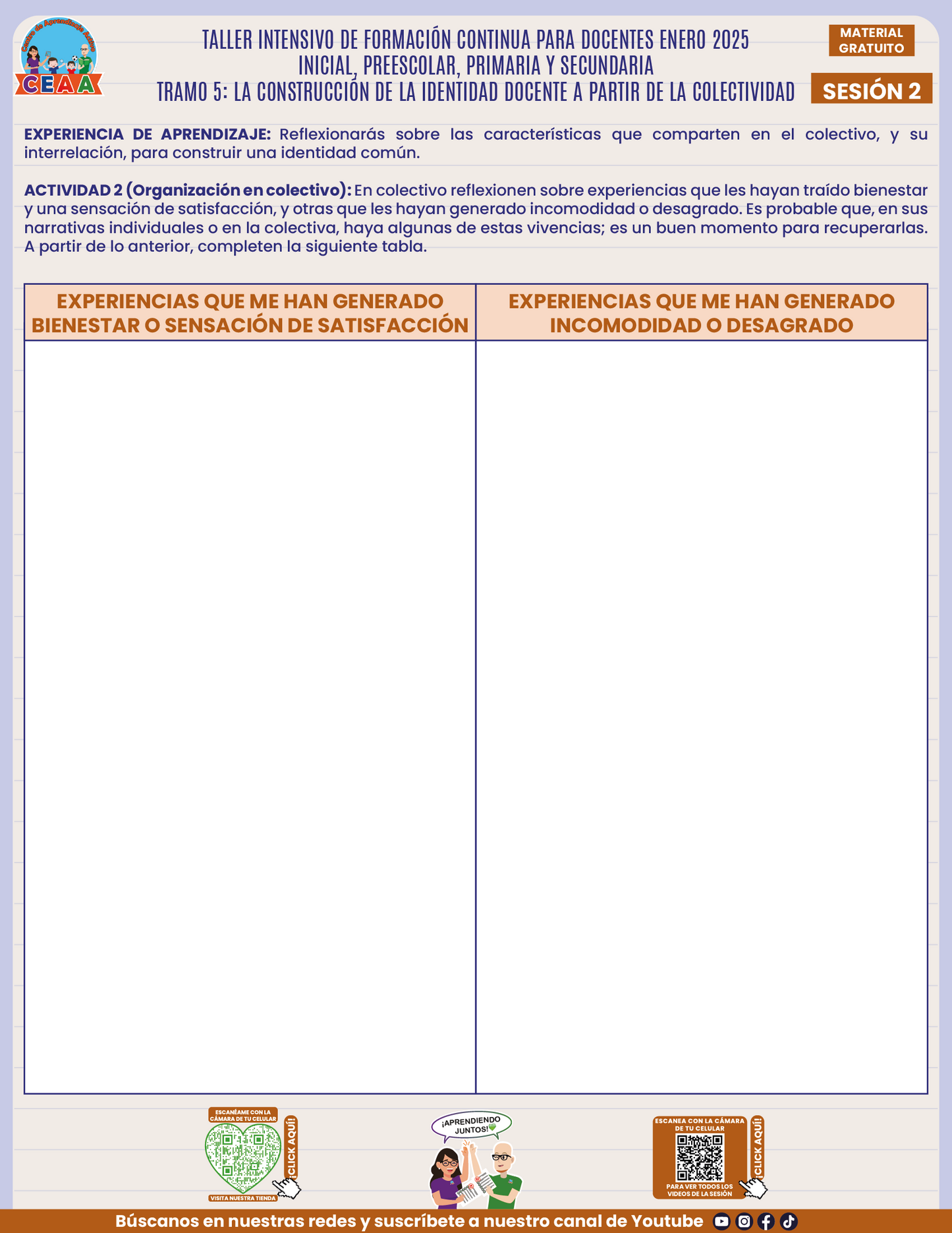 Formatos de Productos en PDF Taller Intensivo Sesión 2 Enero 2025