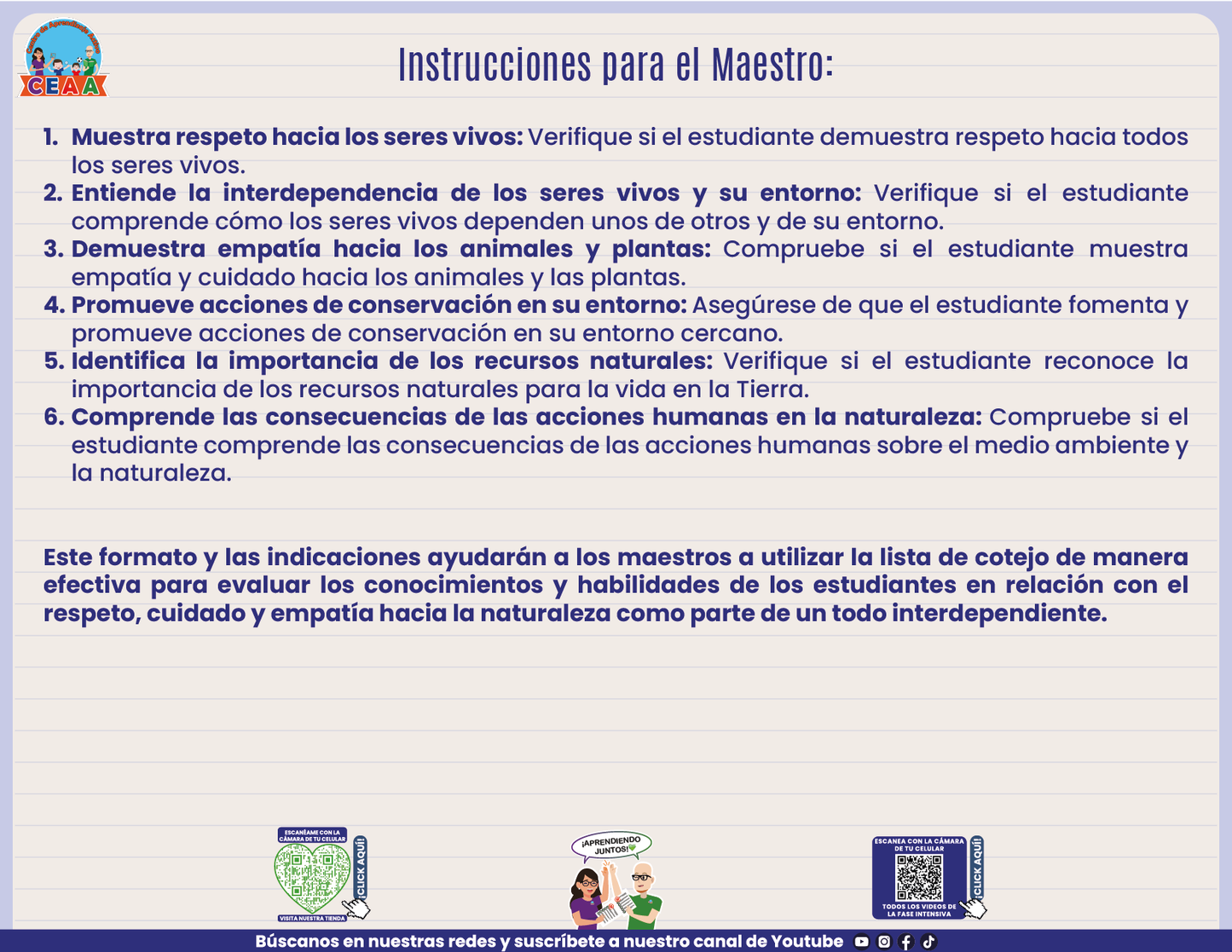FASE 3 ENYS Respeto, cuidado y empatía hacia la naturaleza, como parte de un todo interdependiente.