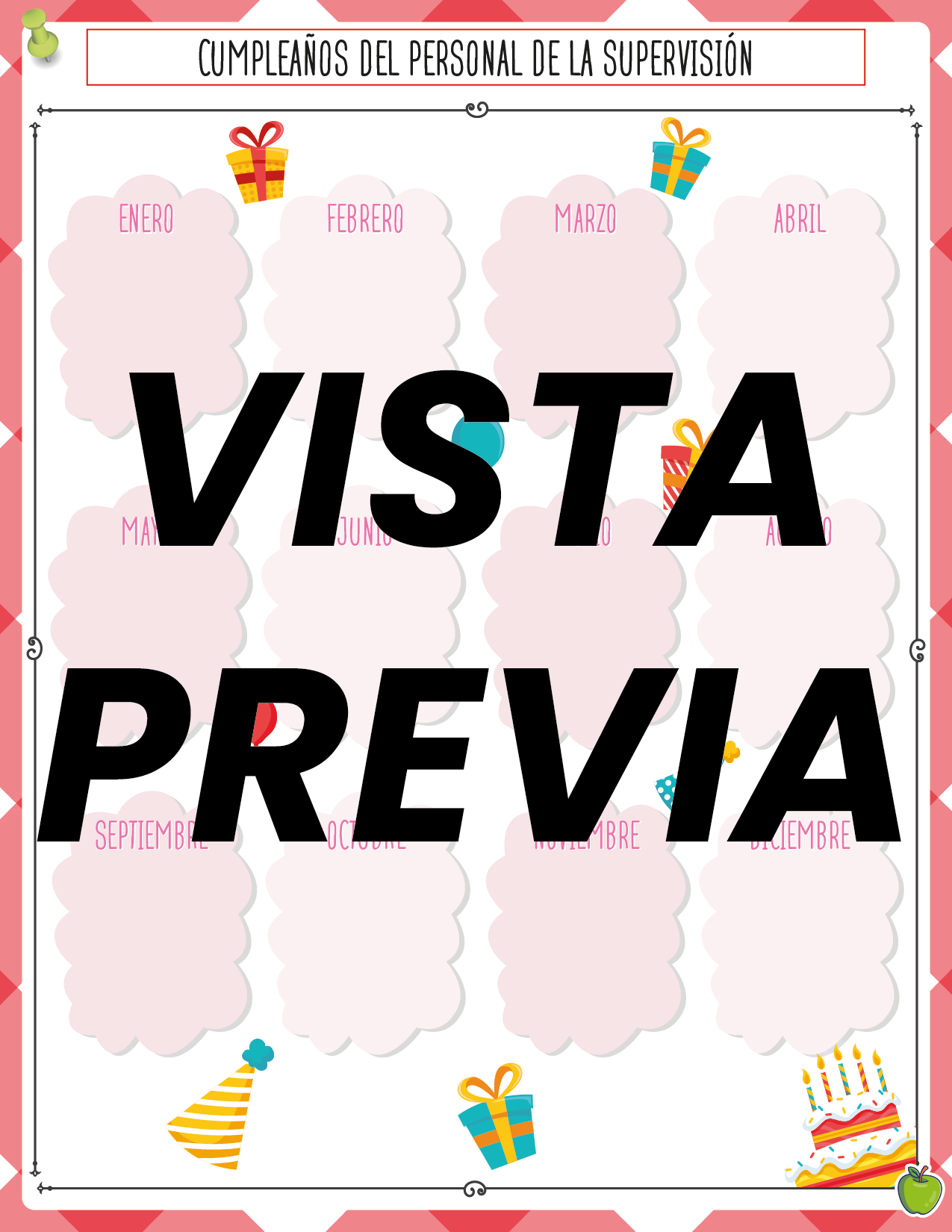 Agenda Manzana SUPERVISOR Secundaria