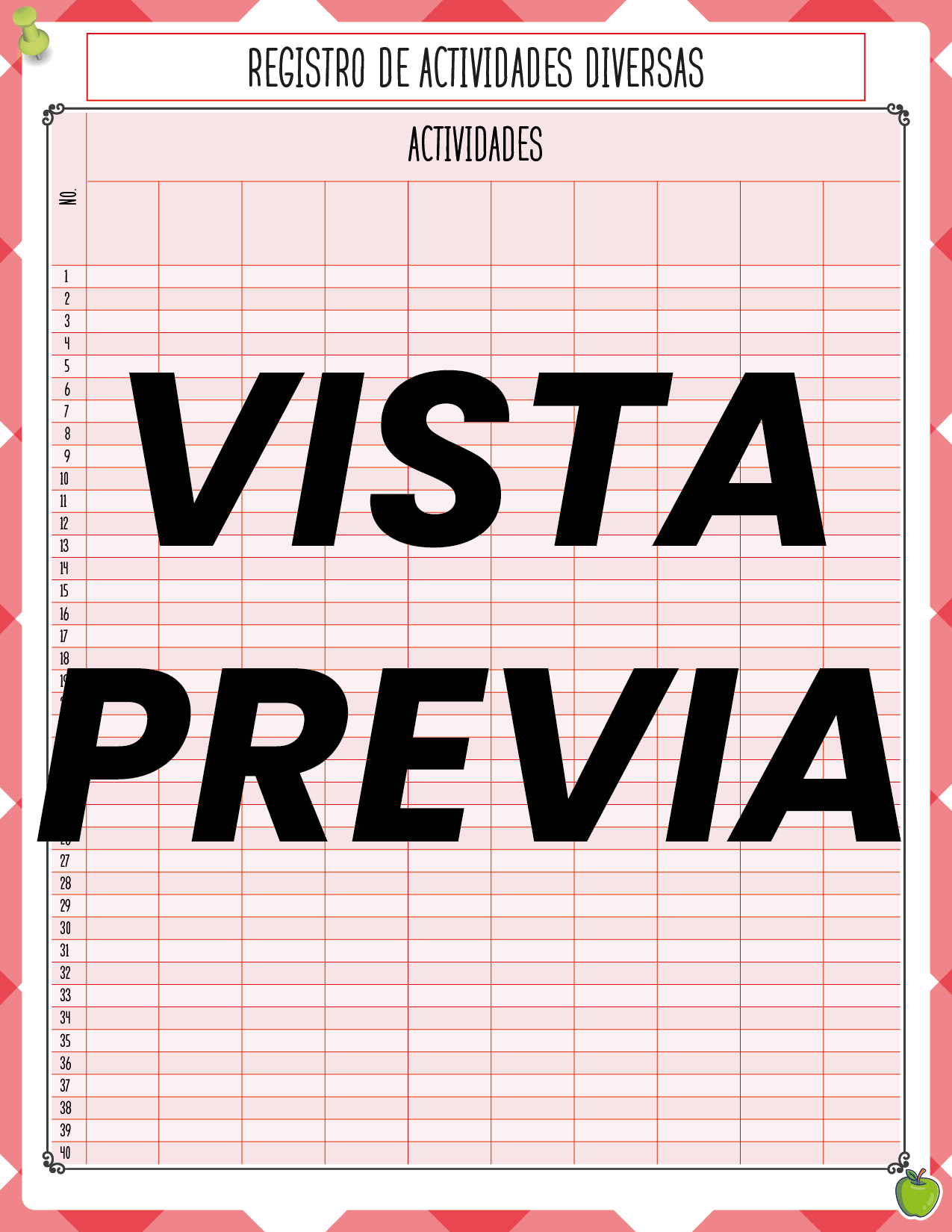Agenda Manzana SUPERVISOR Secundaria