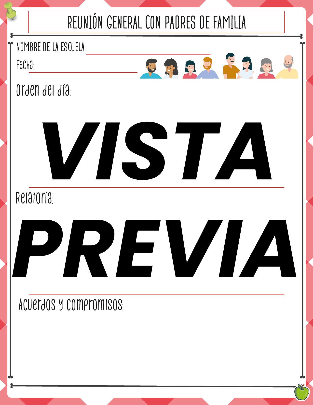 Agenda Manzana SUPERVISOR Secundaria
