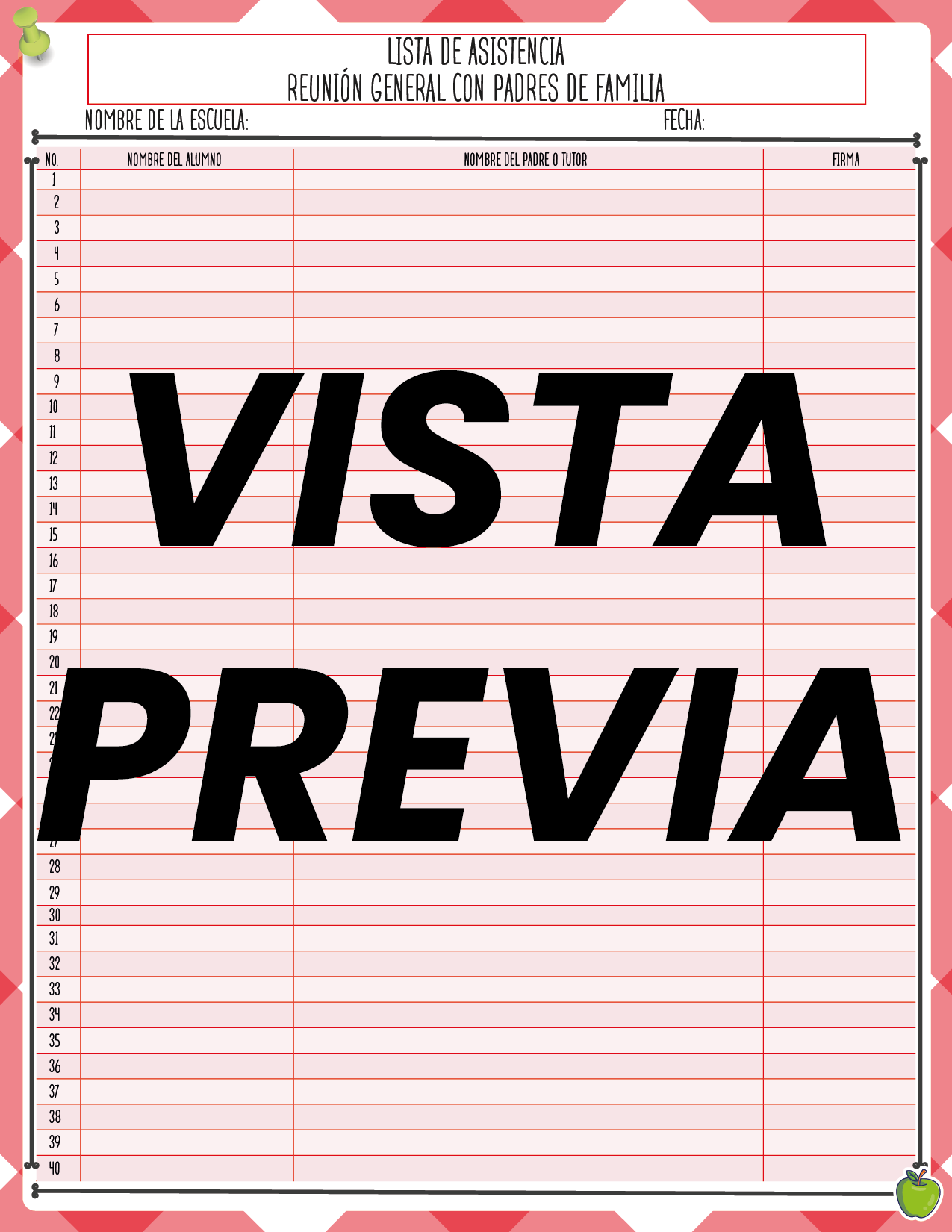 Agenda Manzana SUPERVISOR Secundaria