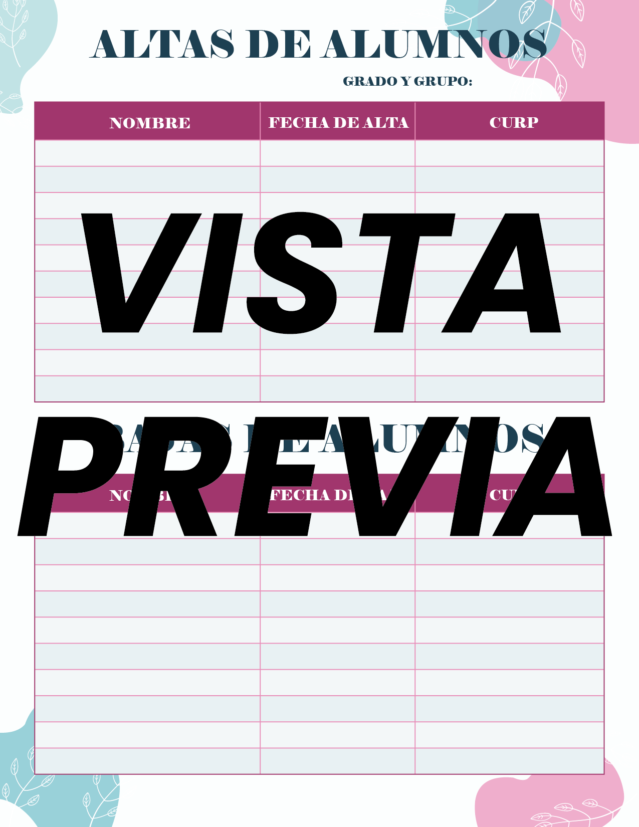 Agenda Flores DIRECTOR Secundaria