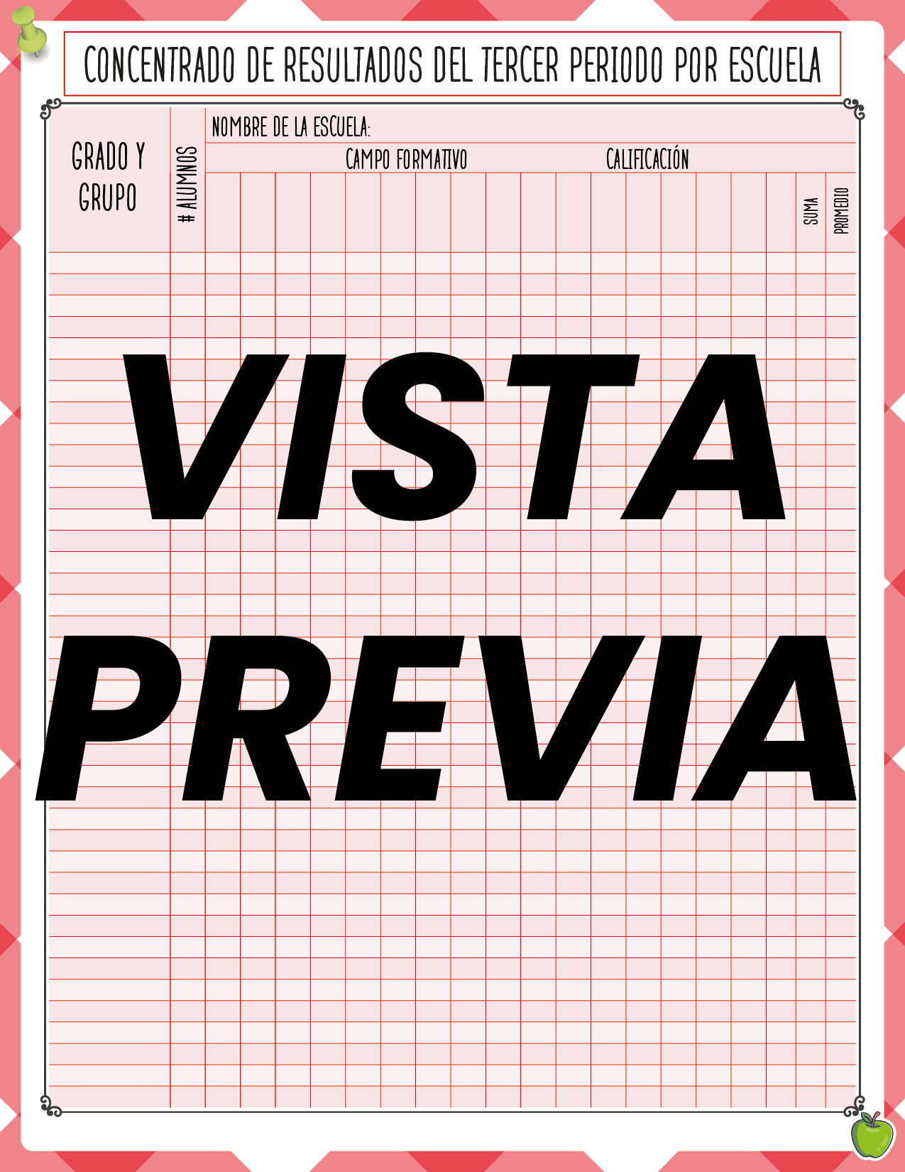 Agenda Manzana SUPERVISOR Secundaria