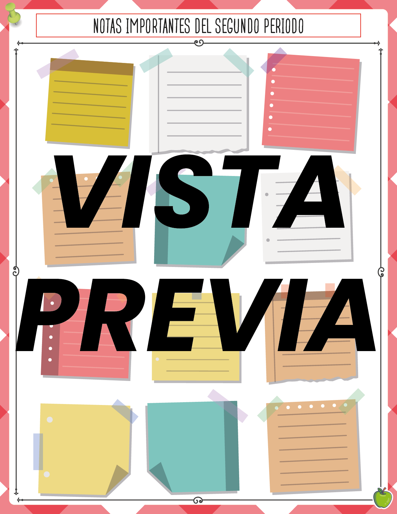 Agenda Manzana SUPERVISOR Secundaria
