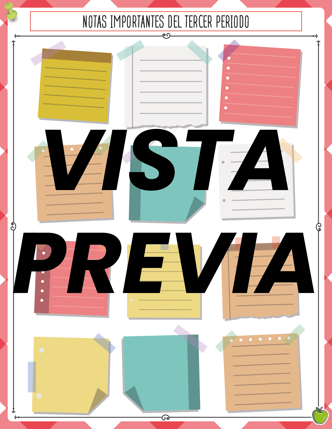 Agenda Manzana SUPERVISOR Secundaria