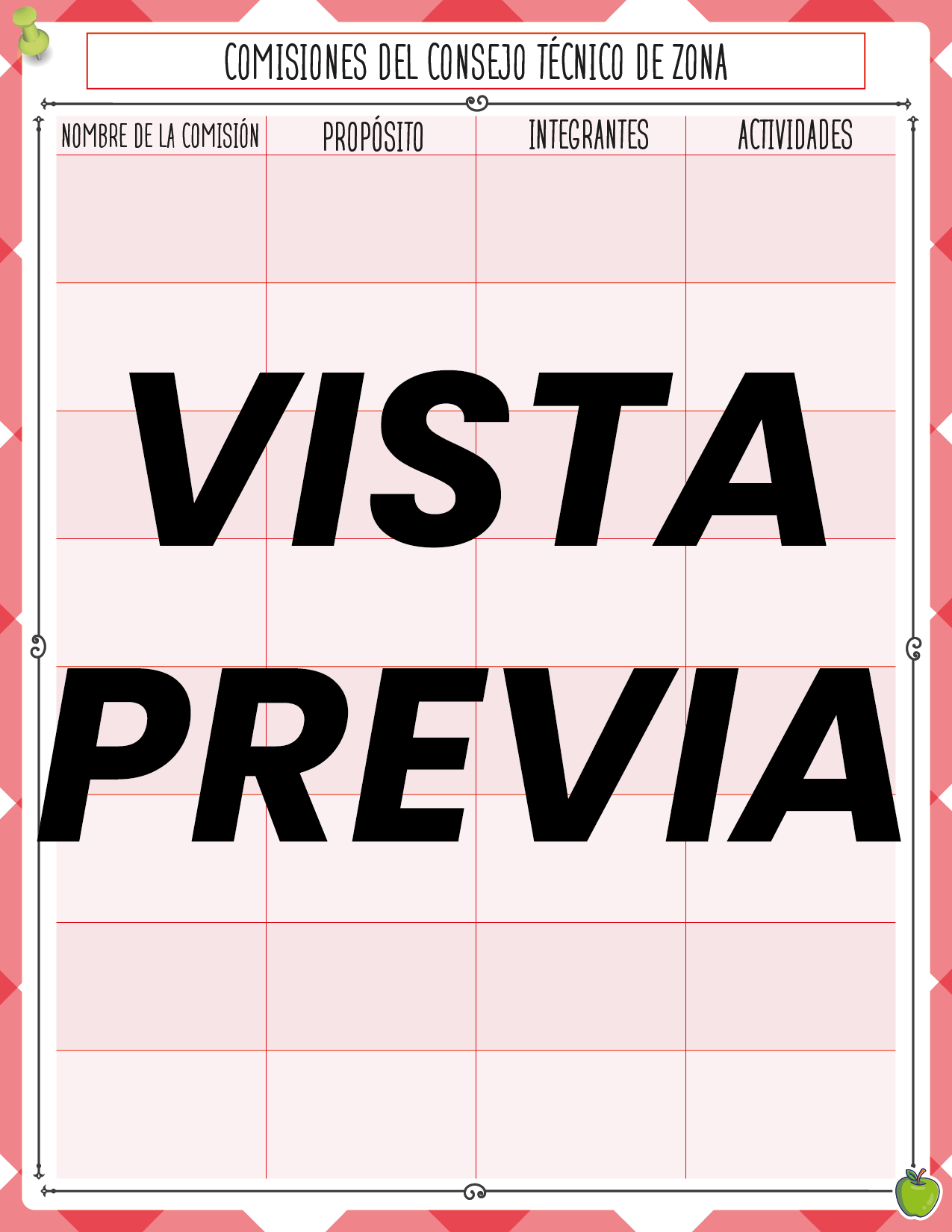 Agenda Manzana SUPERVISOR Secundaria