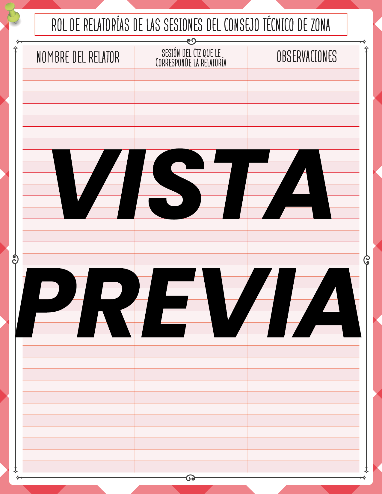 Agenda Manzana SUPERVISOR Secundaria