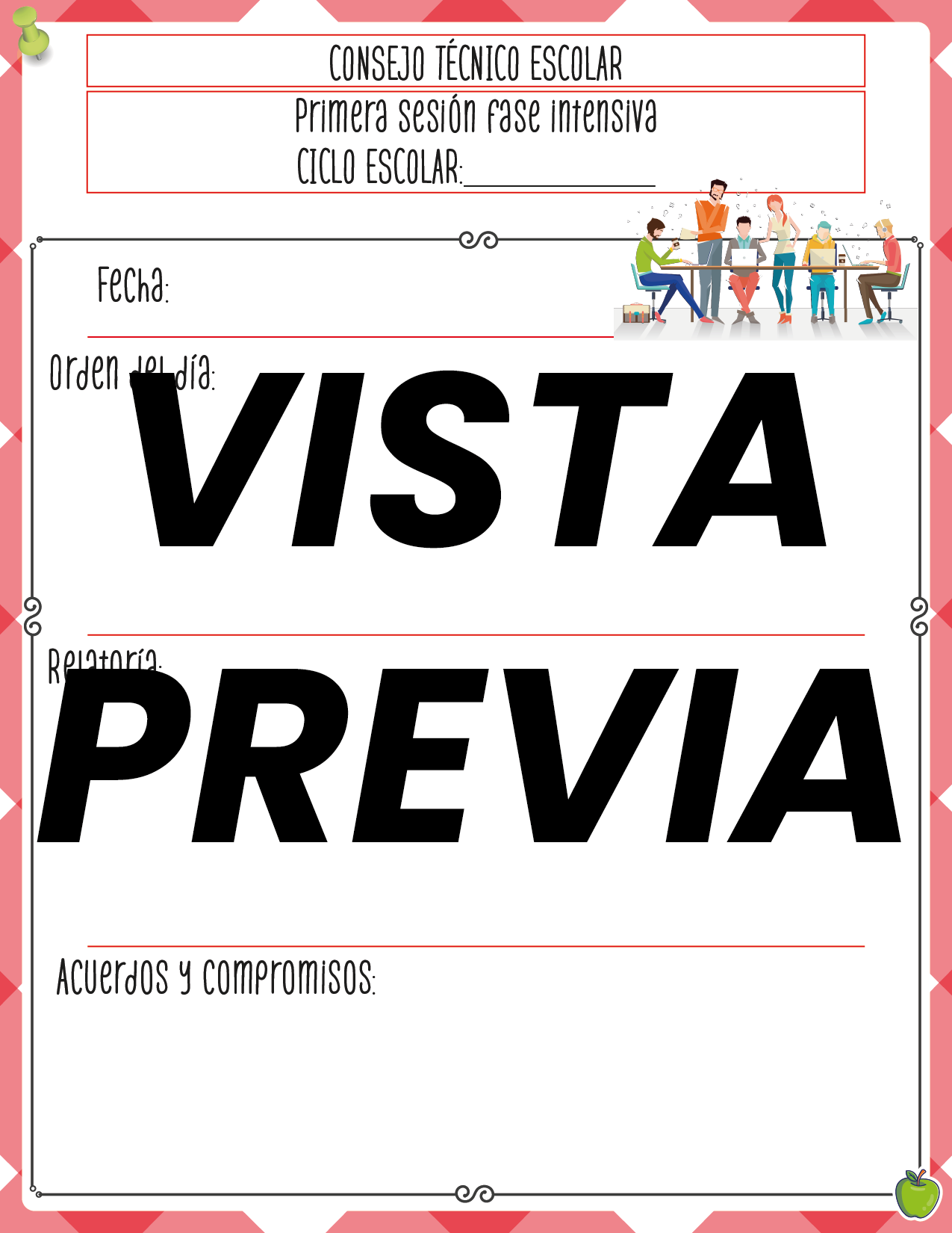 Agenda Manzana SUPERVISOR Secundaria