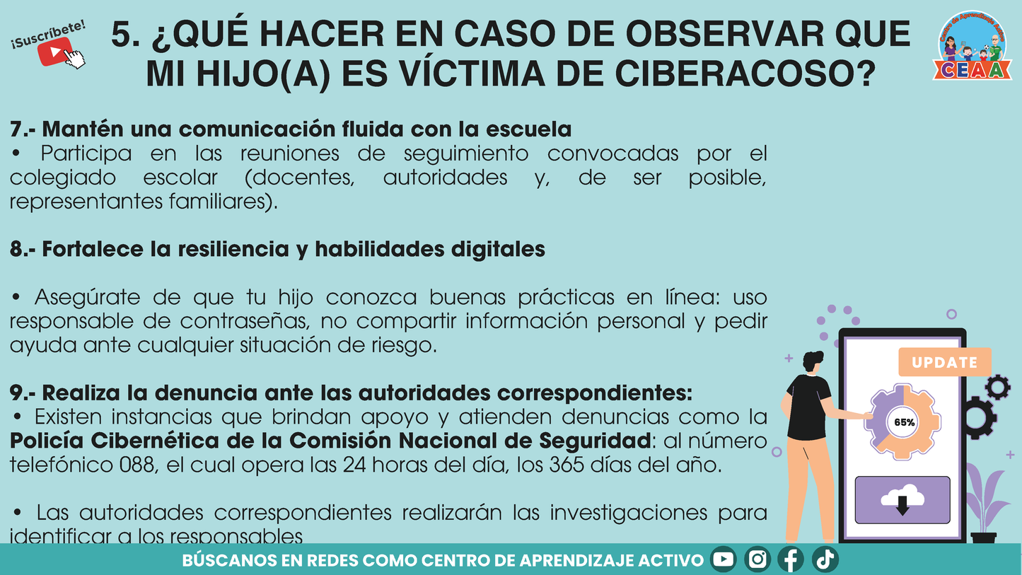 Presentación TODAS Y TODOS CONTRA EL CIBERACOSO (Editable en PowerPoint)