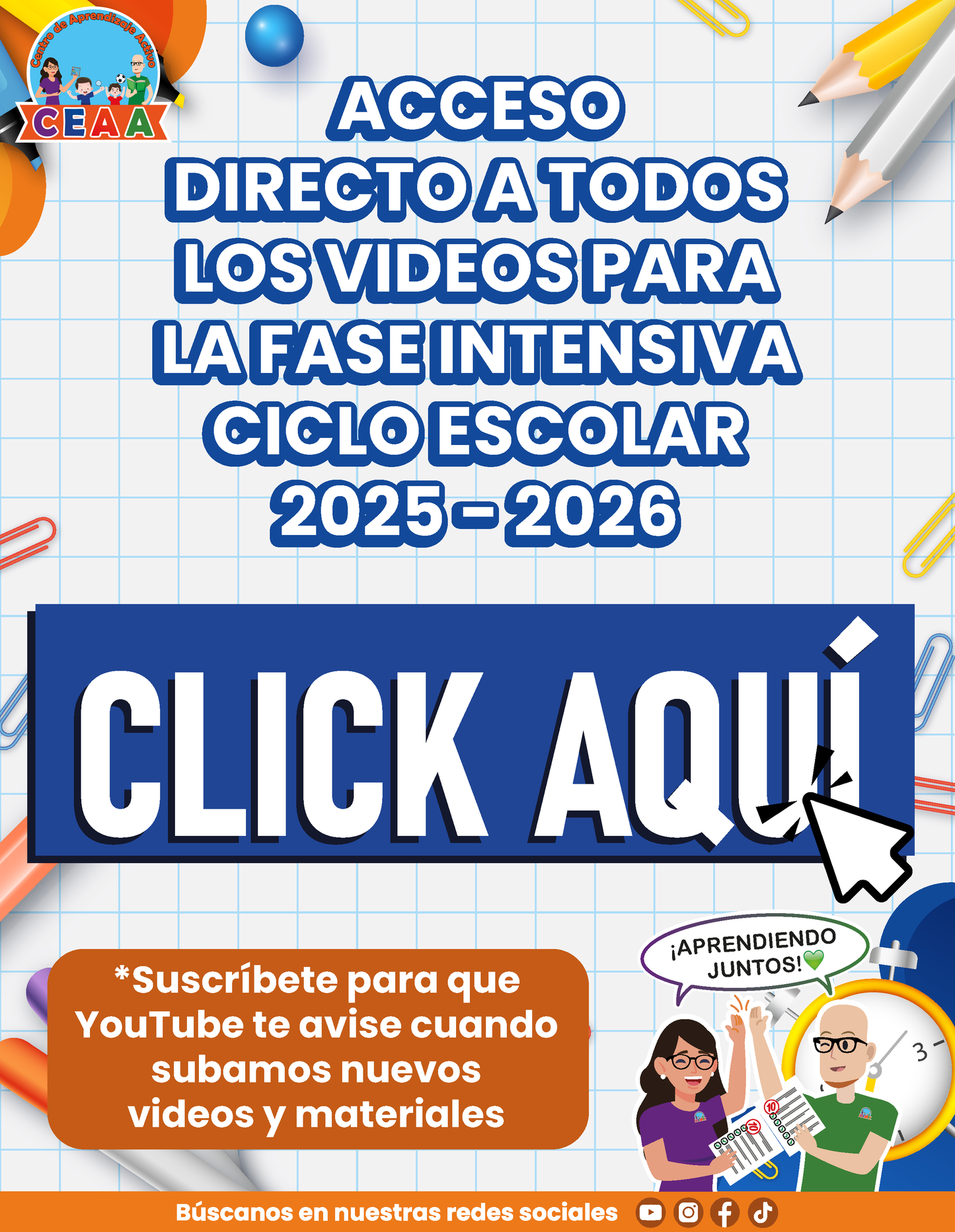 Acceso a Todos los Videos para la Fase Intensiva Agosto 2025