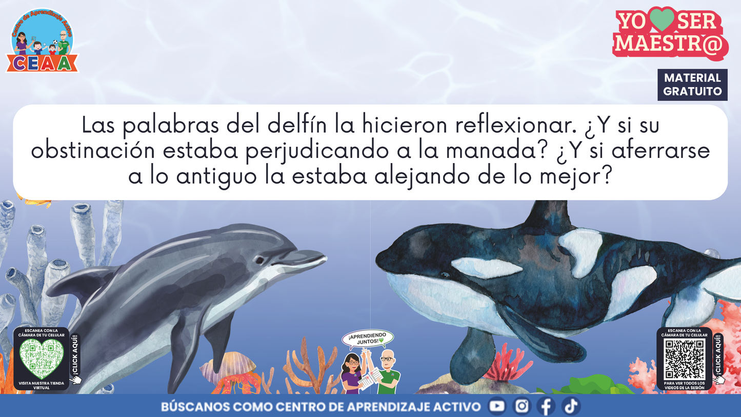 Historias para Maestros - VIOLETA, LA BALLENA QUE APRENDIÓ A RENOVARSE en PDF