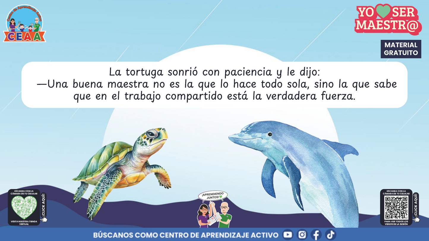 Historias para Maestros - YADIRA, LA MAESTRA DELFÍN QUE APRENDIÓ A PEDIR AYUDA en PDF