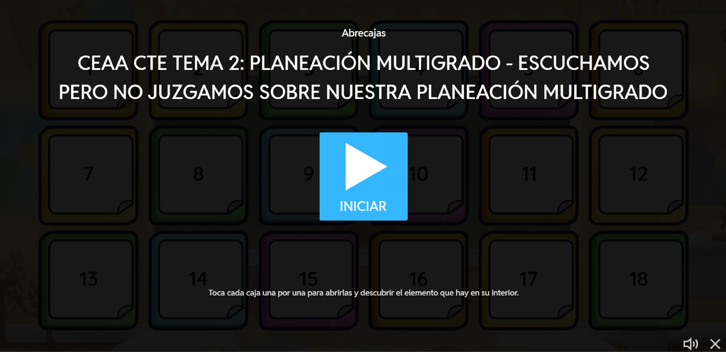 3 Juegos Interactivos CTE Multigrado Tema 2 (Requieren conexión a internet)