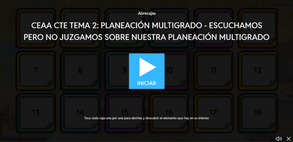 3 Juegos Interactivos CTE Multigrado Tema 2 (Requieren conexión a internet)