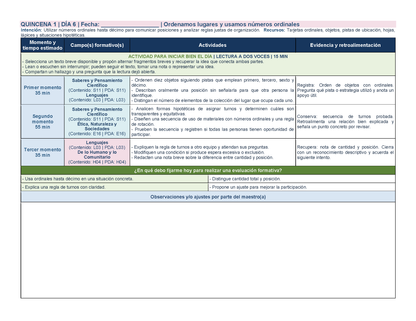 PLANEACIÓN 3° Primaria Primer Periodo (Sep, Oct, Nov) ✏️Editable en Word