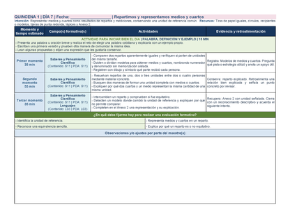 PLANEACIÓN 3° Primaria Primer Periodo (Sep, Oct, Nov) ✏️Editable en Word