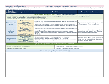 PLANEACIÓN 3° Primaria Primer Periodo (Sep, Oct, Nov) ✏️Editable en Word