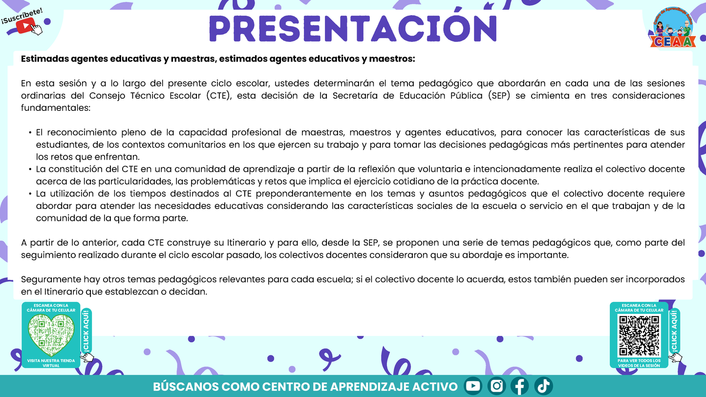 Presentación CTE Tema 2: PROGRAMA ANALÍTICO (Editable en PowerPoint)