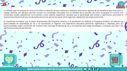 Presentación CTE Tema 2: PROGRAMA ANALÍTICO (Editable en PowerPoint)