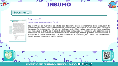 Presentación CTE Tema 2: PROGRAMA ANALÍTICO (Editable en PowerPoint)