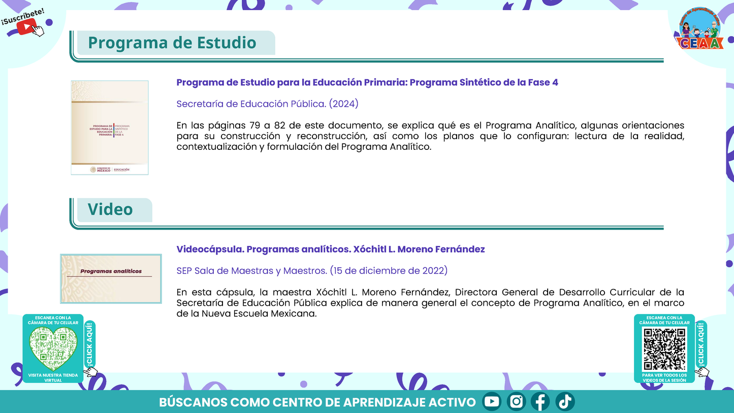 Presentación CTE Tema 2: PROGRAMA ANALÍTICO (Editable en PowerPoint)