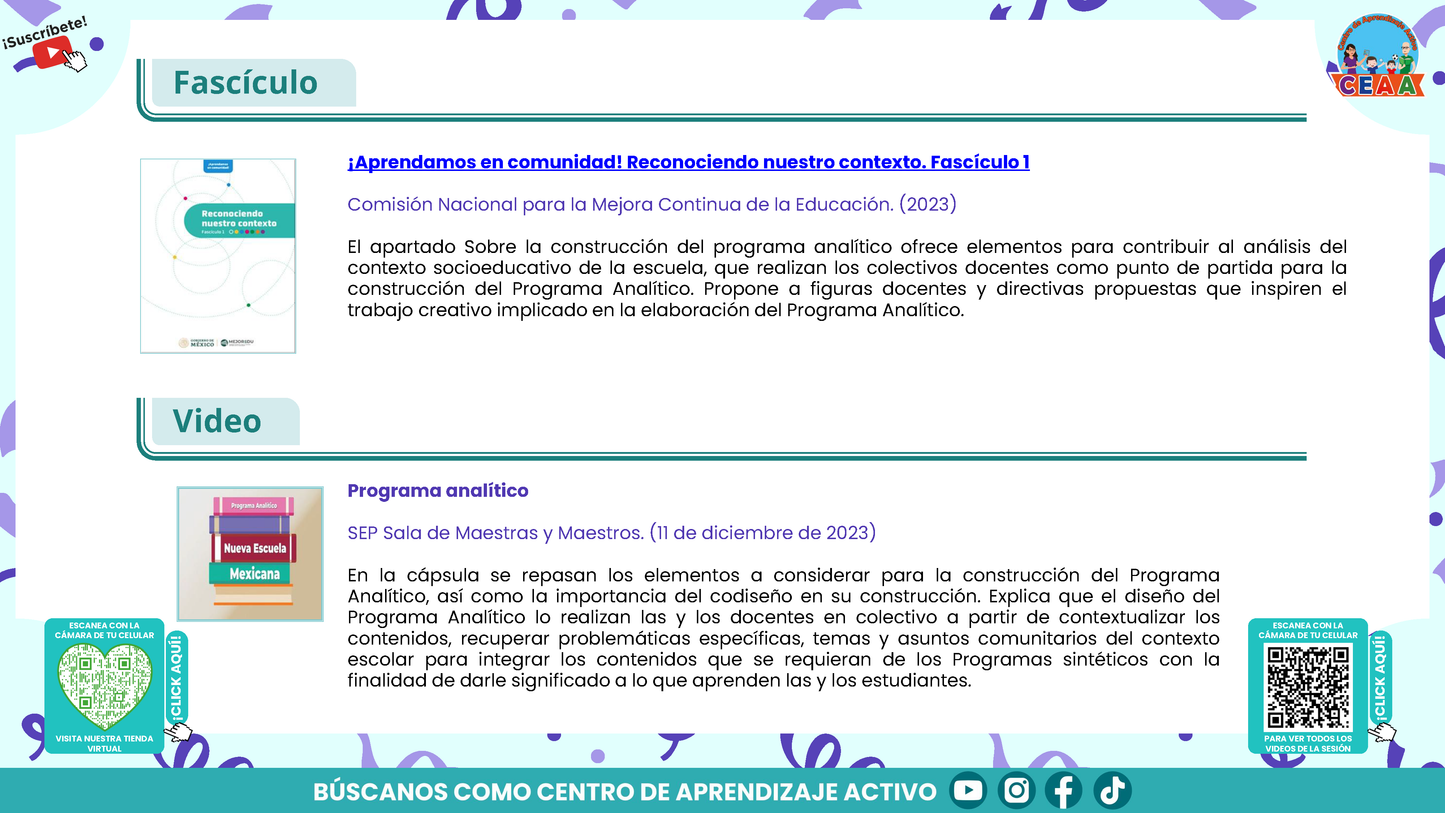 Presentación CTE Tema 2: PROGRAMA ANALÍTICO (Editable en PowerPoint)