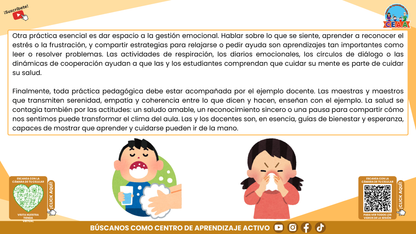 RESUMEN GRÁFICO TEMA 6: EL EJE ARTICULADOR DE VIDA SALUDABLE EN LA EDUCACIÓN INTEGRAL (Editable en PowerPoint)