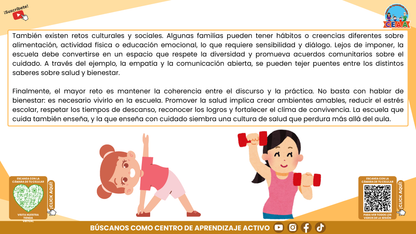 RESUMEN GRÁFICO TEMA 6: EL EJE ARTICULADOR DE VIDA SALUDABLE EN LA EDUCACIÓN INTEGRAL (Editable en PowerPoint)