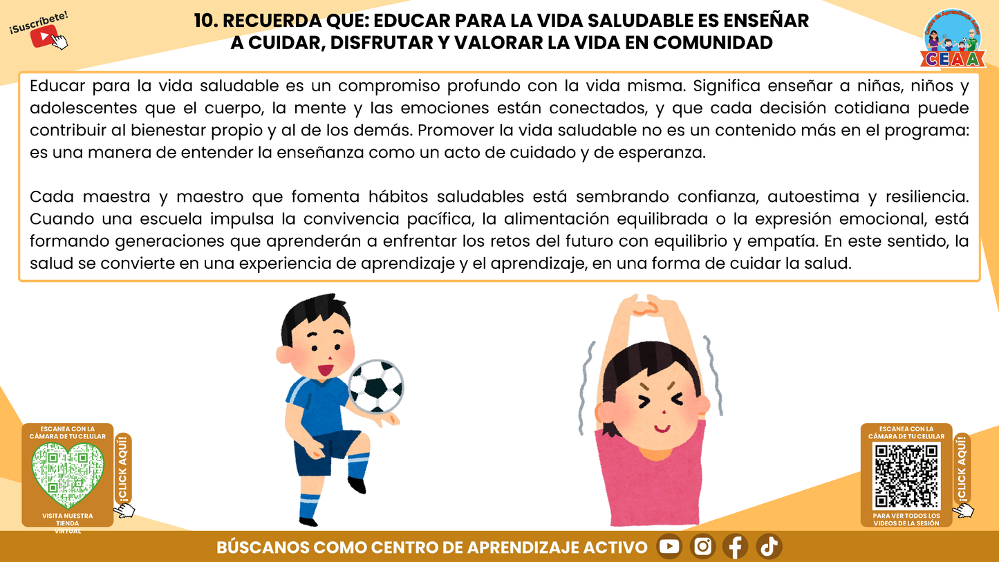 RESUMEN GRÁFICO TEMA 6: EL EJE ARTICULADOR DE VIDA SALUDABLE EN LA EDUCACIÓN INTEGRAL (Editable en PowerPoint)