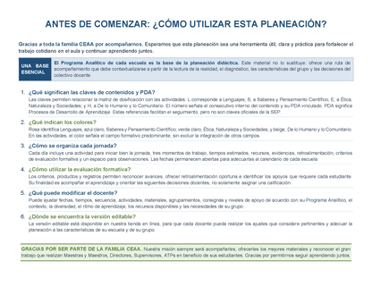 PLANEACIÓN 1° Primaria Primer Periodo (Sep, Oct, Nov) Editable en Word