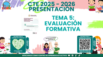 Presentación CTE Tema 5: EVALUACIÓN FORMATIVA (Editable en PowerPoint)