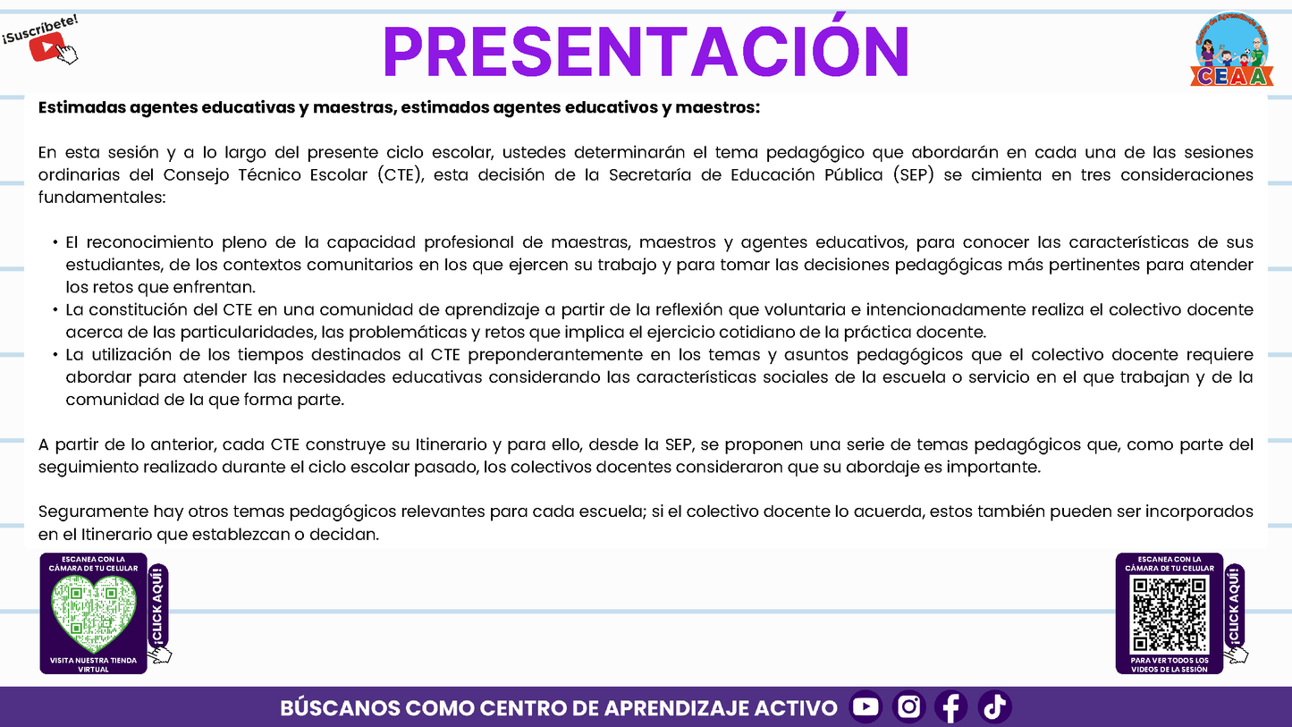 Presentación CTE Tema 4: PROGRAMA DE MEJORA CONTINUA (Editable en PowerPoint)