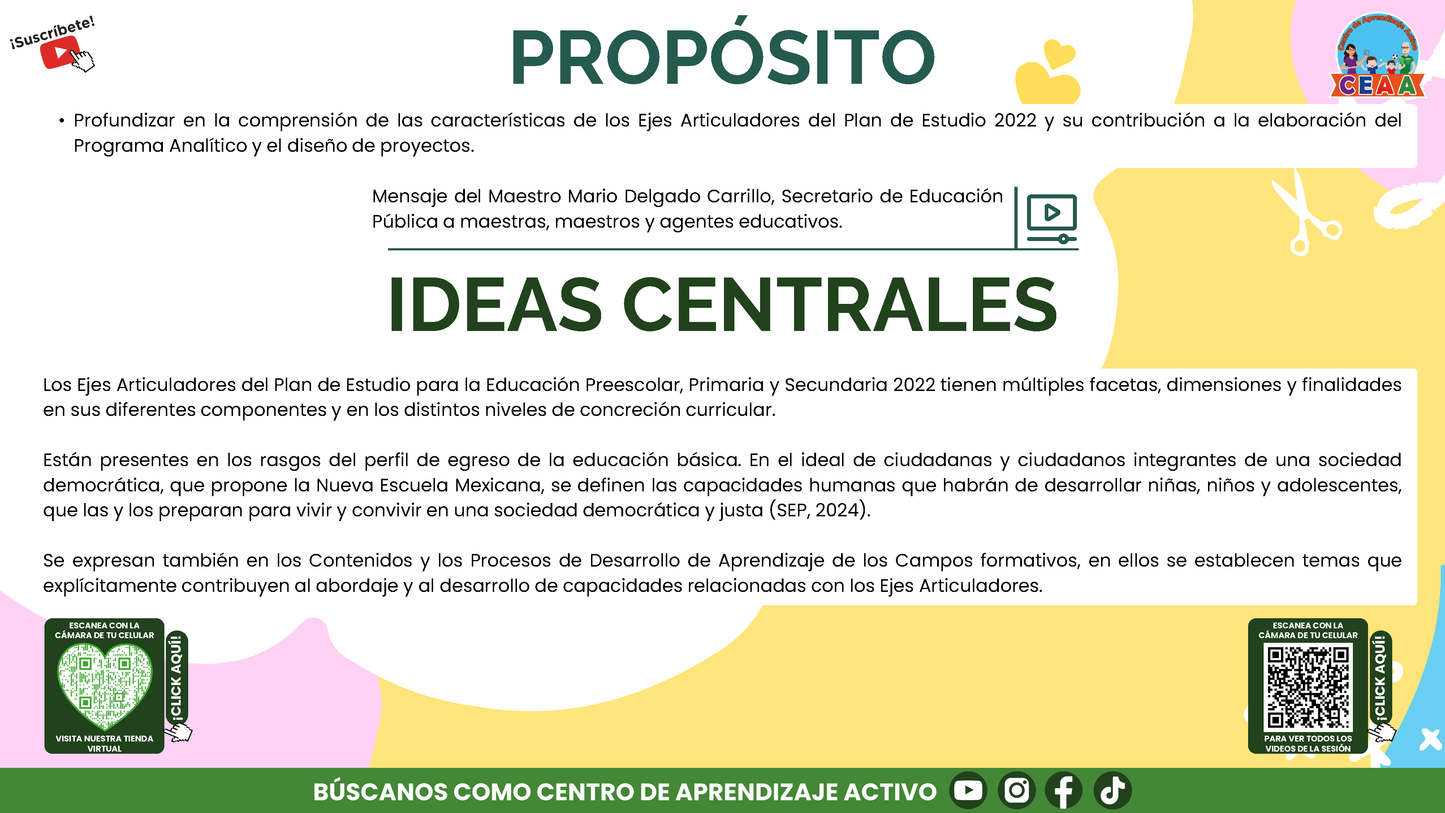 Presentación CTE Tema 8: EJES ARTICULADORES (Editable en PowerPoint)