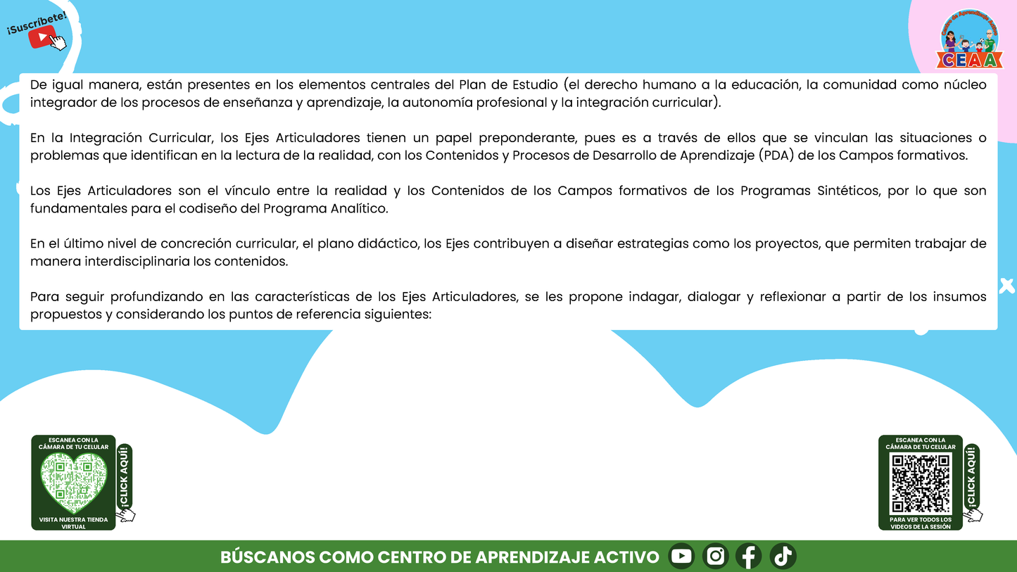 Presentación CTE Tema 8: EJES ARTICULADORES (Editable en PowerPoint)