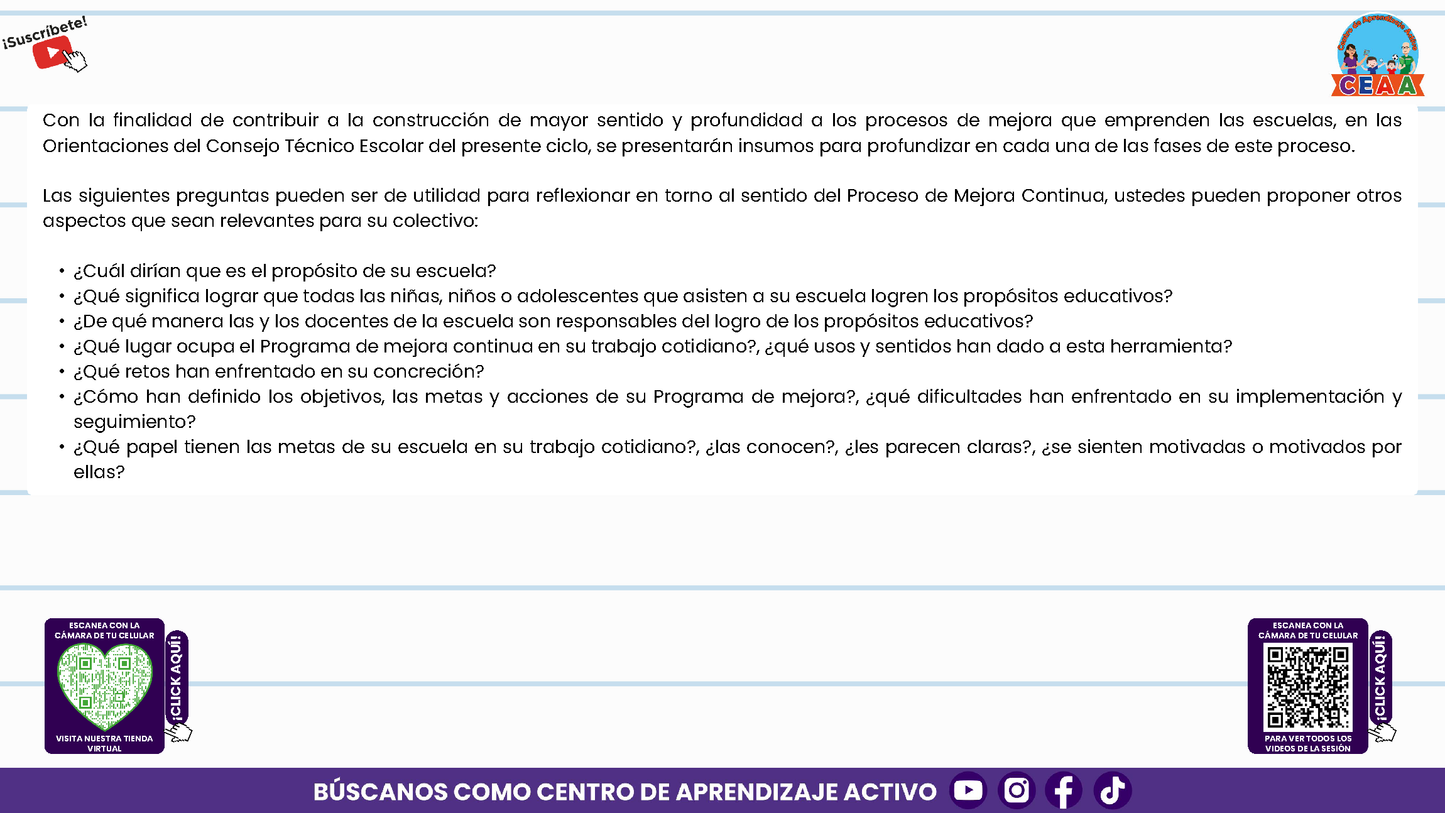 Presentación CTE Tema 4: PROGRAMA DE MEJORA CONTINUA (Editable en PowerPoint)