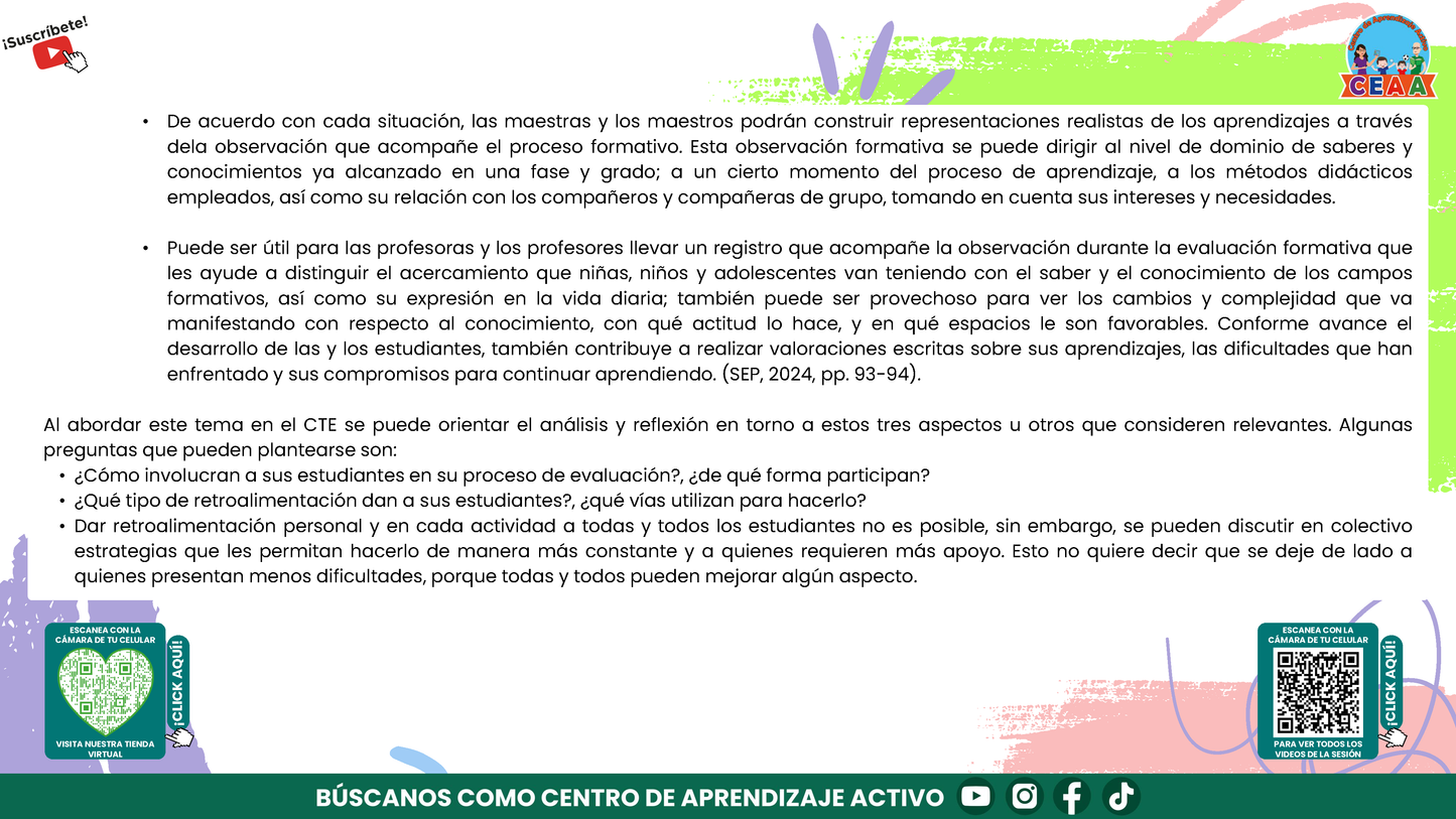 Presentación CTE Tema 5: EVALUACIÓN FORMATIVA (Editable en PowerPoint)