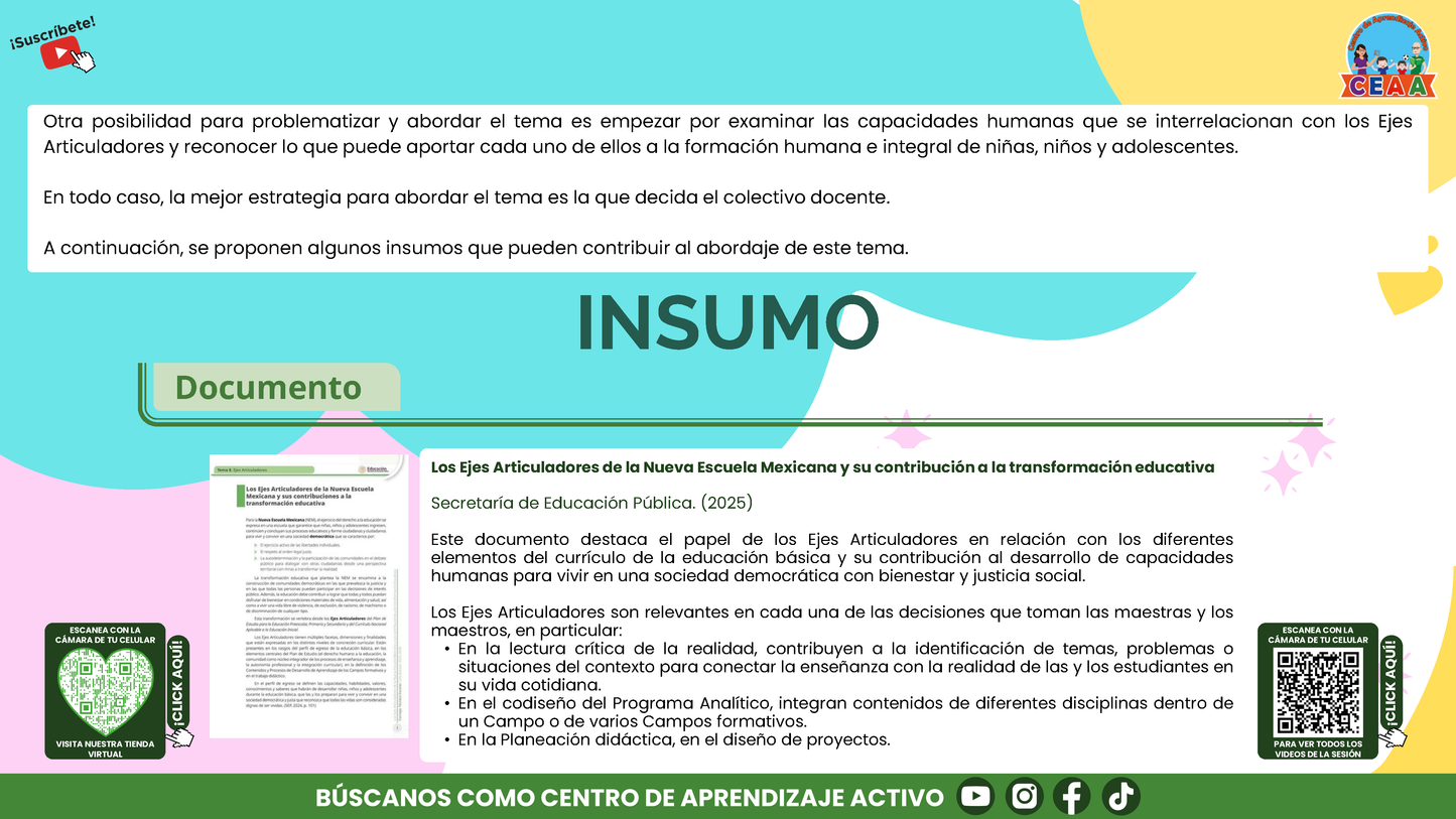 Presentación CTE Tema 8: EJES ARTICULADORES (Editable en PowerPoint)