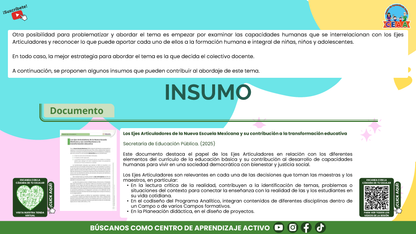 Presentación CTE Tema 8: EJES ARTICULADORES (Editable en PowerPoint)