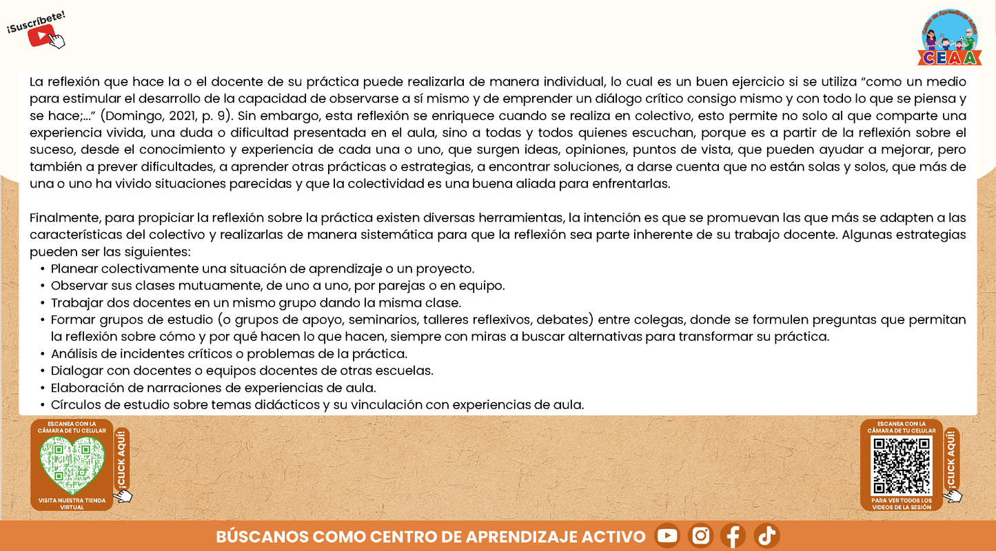 Presentación CTE Tema 9: REFLEXIÓN SOBRE LA PRÁCTICA (Editable en PowerPoint)