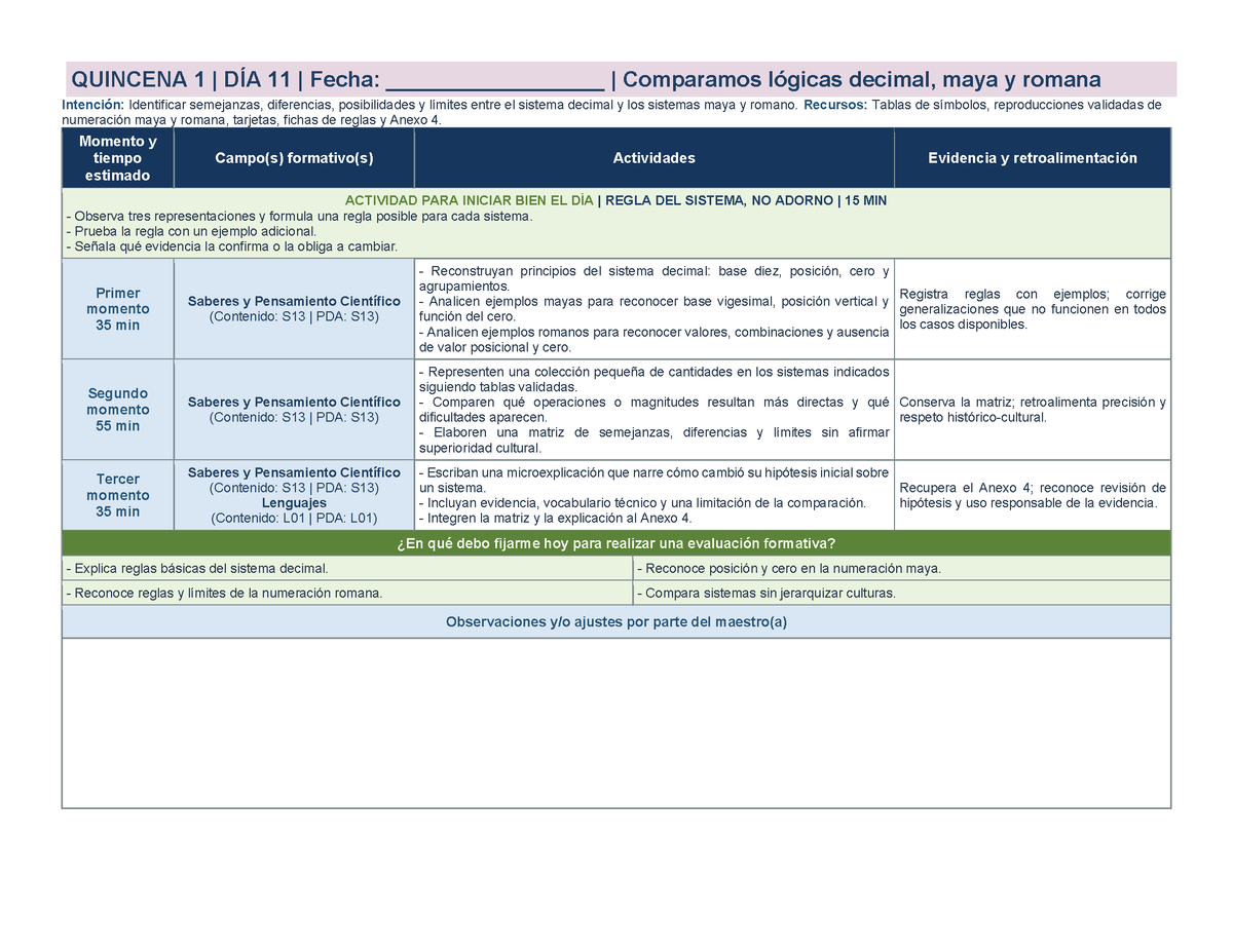 PLANEACIÓN 6° Primaria Primer Periodo (Sep, Oct, Nov) ✏️Editable en Word