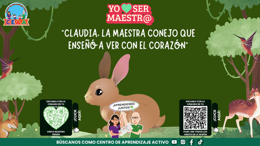 Historias para Maestros - CLAUDIA, LA MAESTRA CONEJO QUE ENSEÑÓ A VER CON EL CORAZÓN (Editable en PowerPoint)