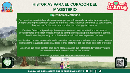 Historias para Maestros - EL BÚHO QUE APRENDIÓ A MIRAR CON EL CORAZÓN (Editable en PowerPoint)