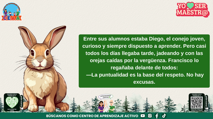 Historias para Maestros - EL BÚHO QUE APRENDIÓ A MIRAR CON EL CORAZÓN (Editable en PowerPoint)