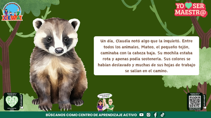 Historias para Maestros - CLAUDIA, LA MAESTRA CONEJO QUE ENSEÑÓ A VER CON EL CORAZÓN (Editable en PowerPoint)