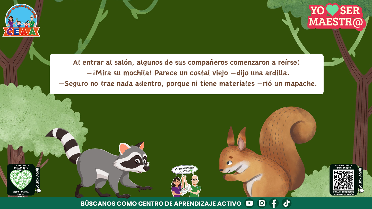 Historias para Maestros - CLAUDIA, LA MAESTRA CONEJO QUE ENSEÑÓ A VER CON EL CORAZÓN (Editable en PowerPoint)