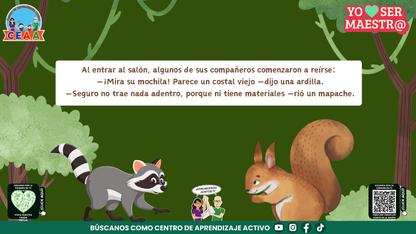 Historias para Maestros - CLAUDIA, LA MAESTRA CONEJO QUE ENSEÑÓ A VER CON EL CORAZÓN (Editable en PowerPoint)