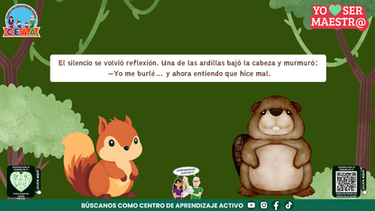 Historias para Maestros - CLAUDIA, LA MAESTRA CONEJO QUE ENSEÑÓ A VER CON EL CORAZÓN (Editable en PowerPoint)