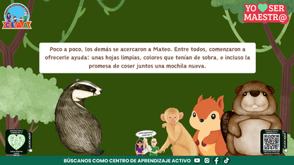 Historias para Maestros - CLAUDIA, LA MAESTRA CONEJO QUE ENSEÑÓ A VER CON EL CORAZÓN (Editable en PowerPoint)