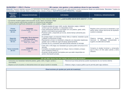 PLANEACIÓN 1° ⭐Preescolar Primer Periodo (Sep, Oct, Nov) ✏️Editable en Word